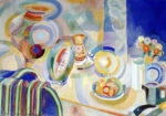 Πίνακας σε Καμβά ROBERT DELAUNAY - PORTUGUESE STILL LIFE 1916