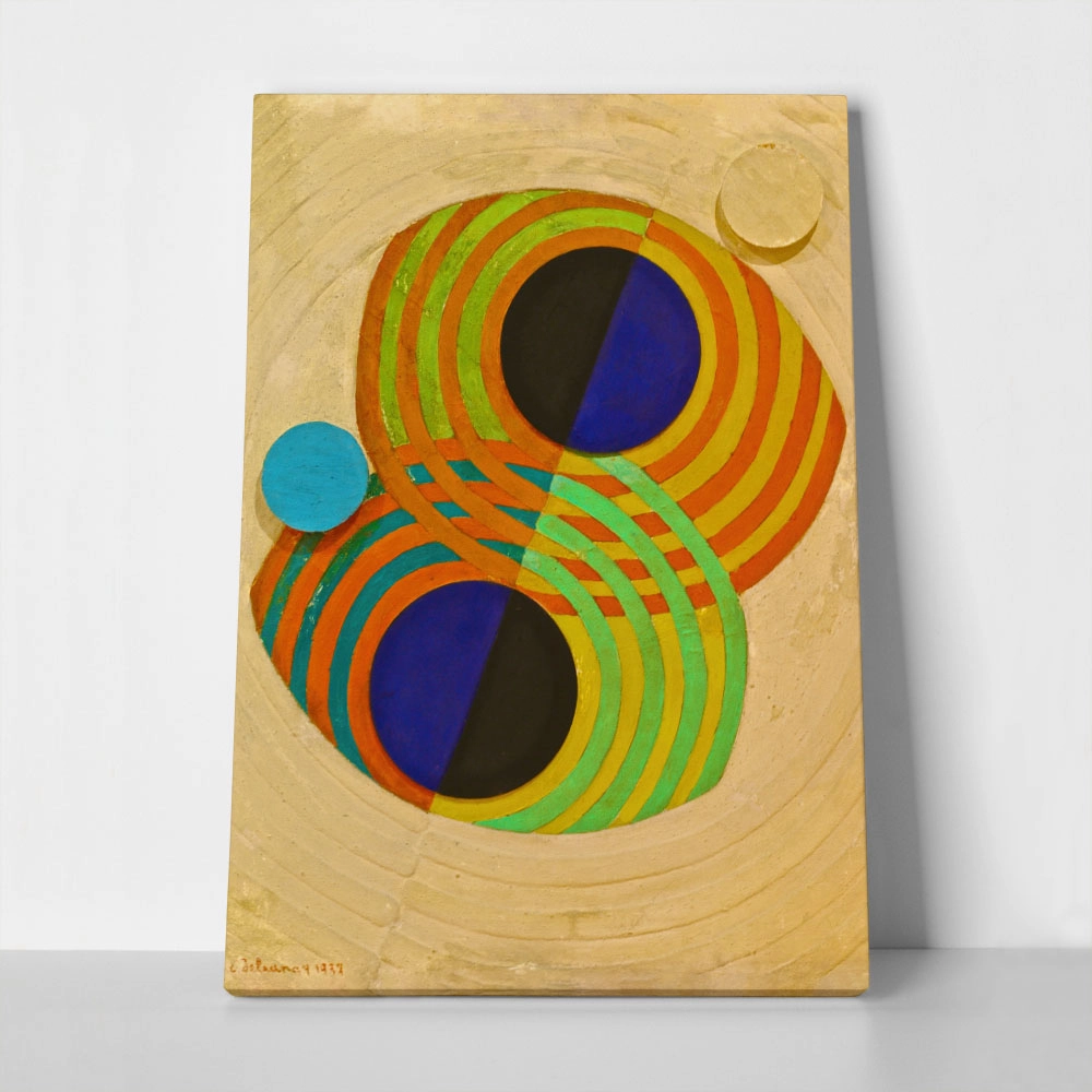 Πίνακας σε Καμβά ROBERT DELAUNAY - RELIEF RHYTHMS