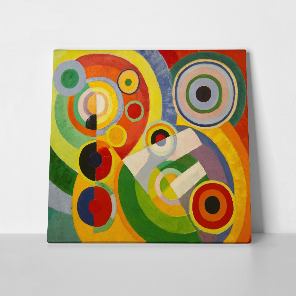 Πίνακας σε Καμβά ROBERT DELAUNAY - RHYTHM JOY OF LIFE