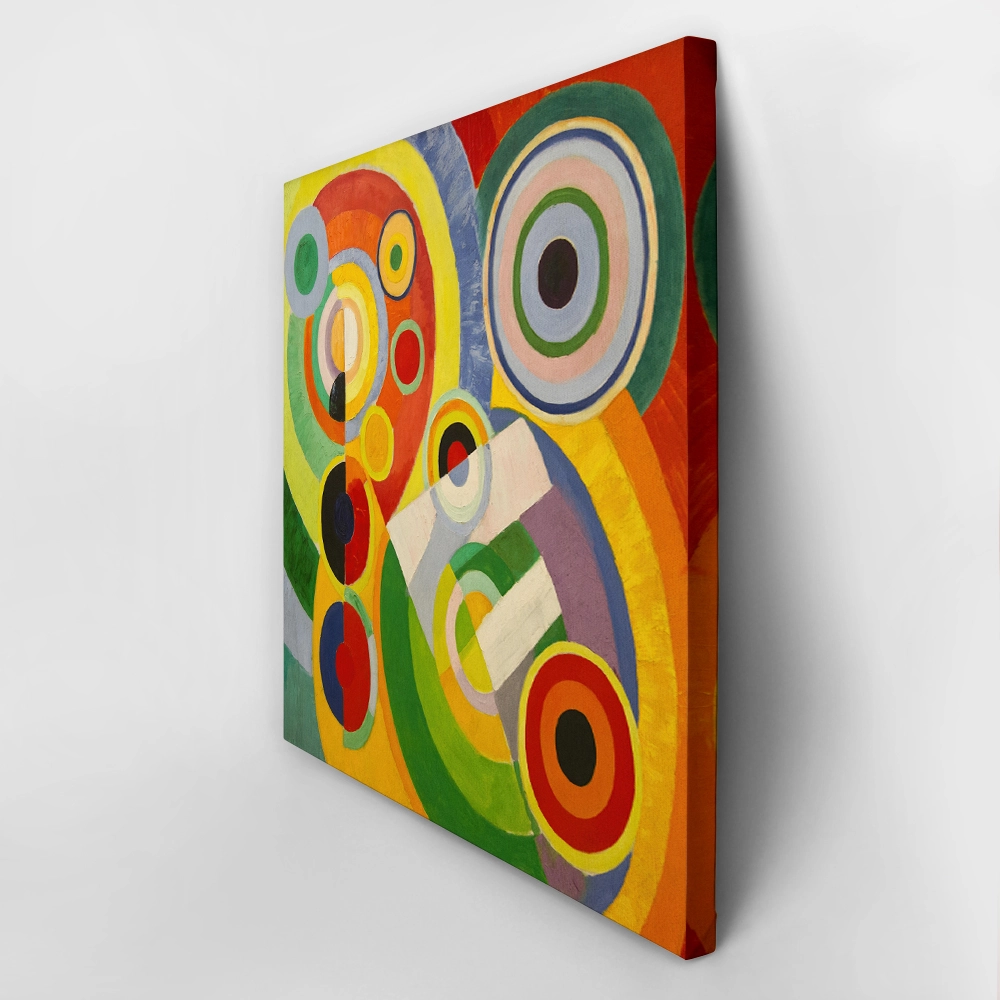 Πίνακας σε Καμβά ROBERT DELAUNAY - RHYTHM JOY OF LIFE