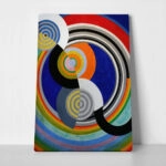 Πίνακας σε Καμβά ROBERT DELAUNAY - RHYTHM NO2