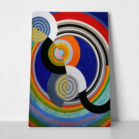 Πίνακας σε Καμβά ROBERT DELAUNAY - RHYTHM NO2 - Robert Delaunay
