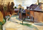 Πίνακας σε Καμβά ROBERT DELAUNAY - ROAD IN LAON