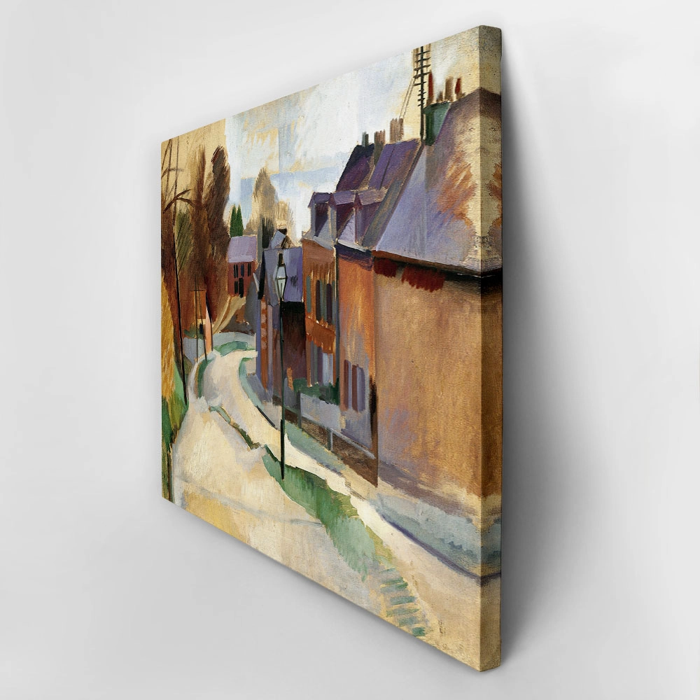 Πίνακας σε Καμβά ROBERT DELAUNAY - ROAD IN LAON