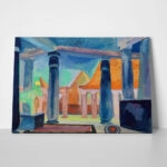 Πίνακας σε Καμβά ROBERT DELAUNAY - STAGE DESIGN FOR CLEOPATRA