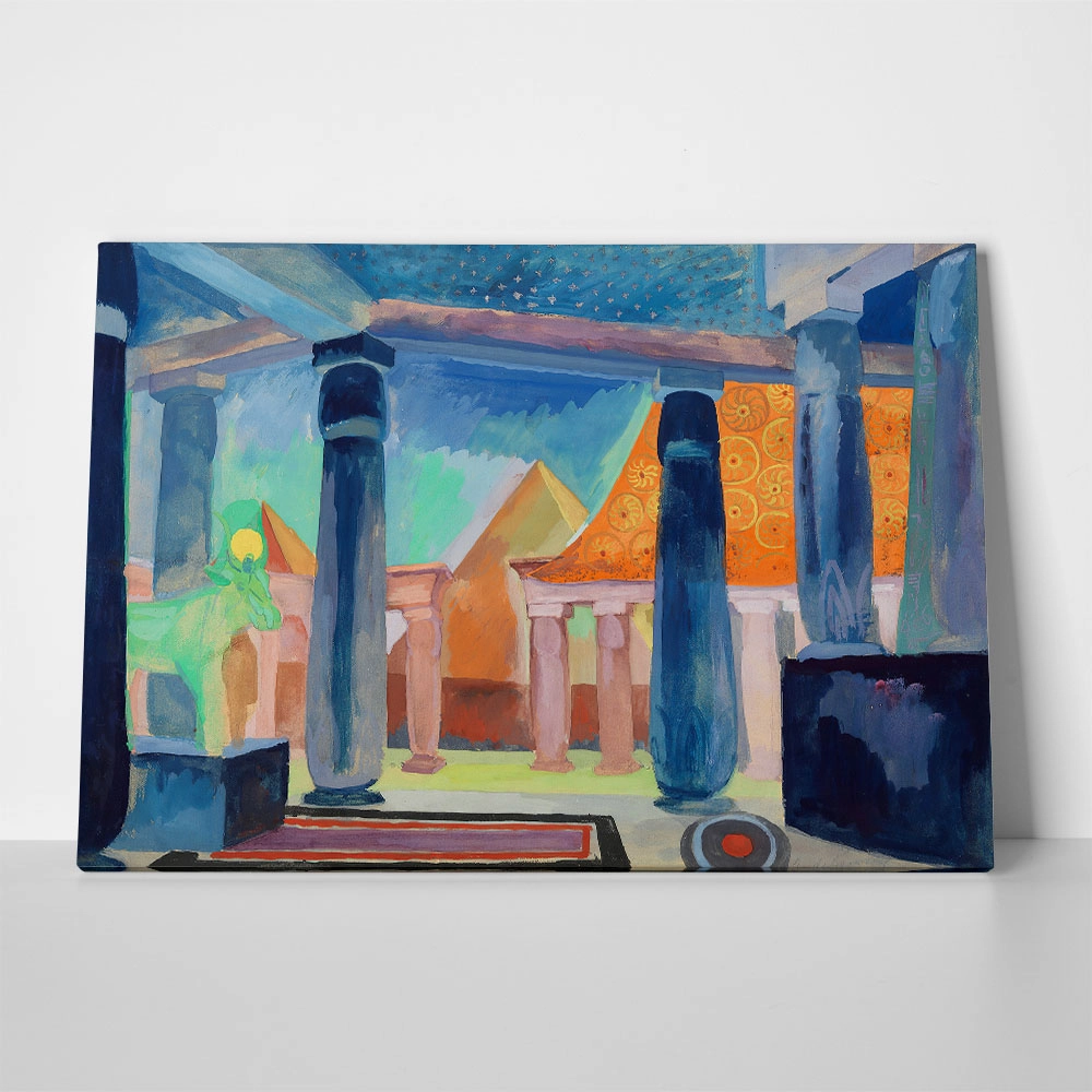 Πίνακας σε Καμβά ROBERT DELAUNAY - STAGE DESIGN FOR CLEOPATRA