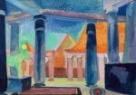 Πίνακας σε Καμβά ROBERT DELAUNAY - STAGE DESIGN FOR CLEOPATRA