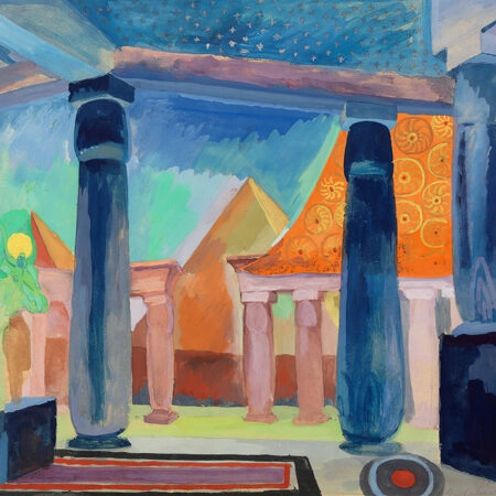 Πίνακας σε Καμβά ROBERT DELAUNAY - STAGE DESIGN FOR CLEOPATRA - Robert Delaunay Sticky 5