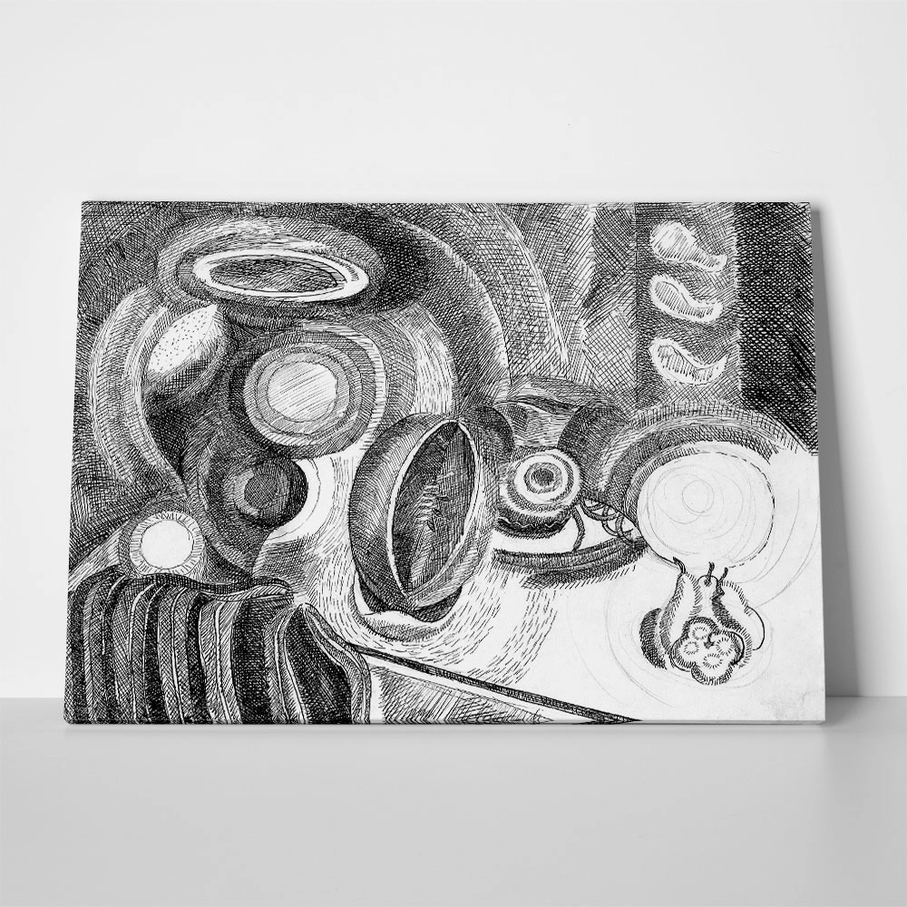 Πίνακας σε Καμβά ROBERT DELAUNAY - STILL LIFE PORTUGUESE