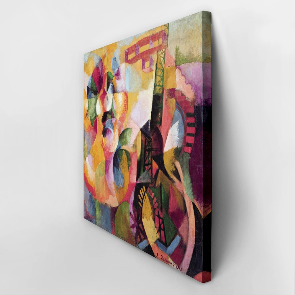 Πίνακας σε Καμβά ROBERT DELAUNAY - SUN TOWER AIRPLANE