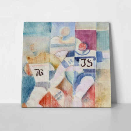 Πίνακας σε Καμβά ROBERT DELAUNAY - THE RUNNERS 1924 - Robert Delaunay