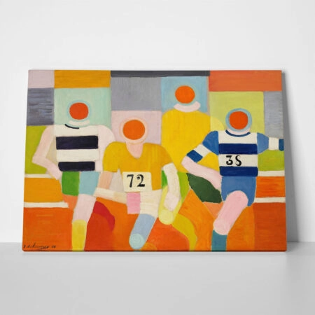 Πίνακας σε Καμβά ROBERT DELAUNAY - THE RUNNERS - Robert Delaunay