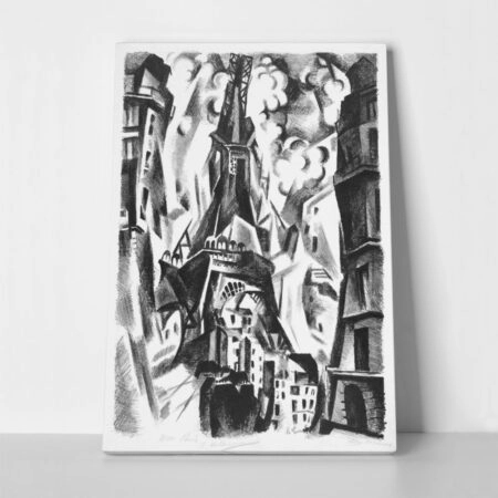 Πίνακας σε Καμβά ROBERT DELAUNAY - THE TOWER - Robert Delaunay
