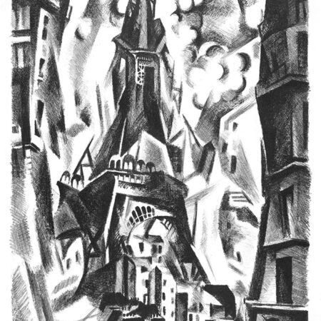 Πίνακας σε Καμβά ROBERT DELAUNAY - THE TOWER - Robert Delaunay Sticky 5