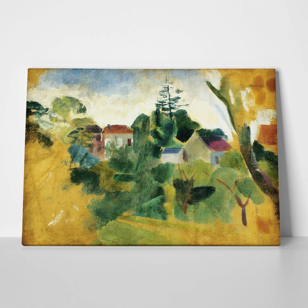 Πίνακας σε Καμβά ROBERT DELAUNAY - UNFINISHED LANDSCAPE