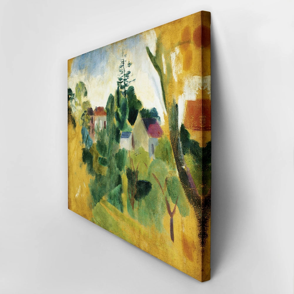 Πίνακας σε Καμβά ROBERT DELAUNAY - UNFINISHED LANDSCAPE