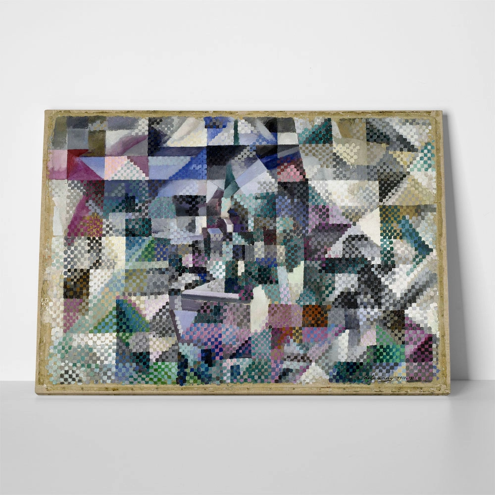 Πίνακας σε Καμβά ROBERT DELAUNAY - WINDOW IN THE CITY NO3