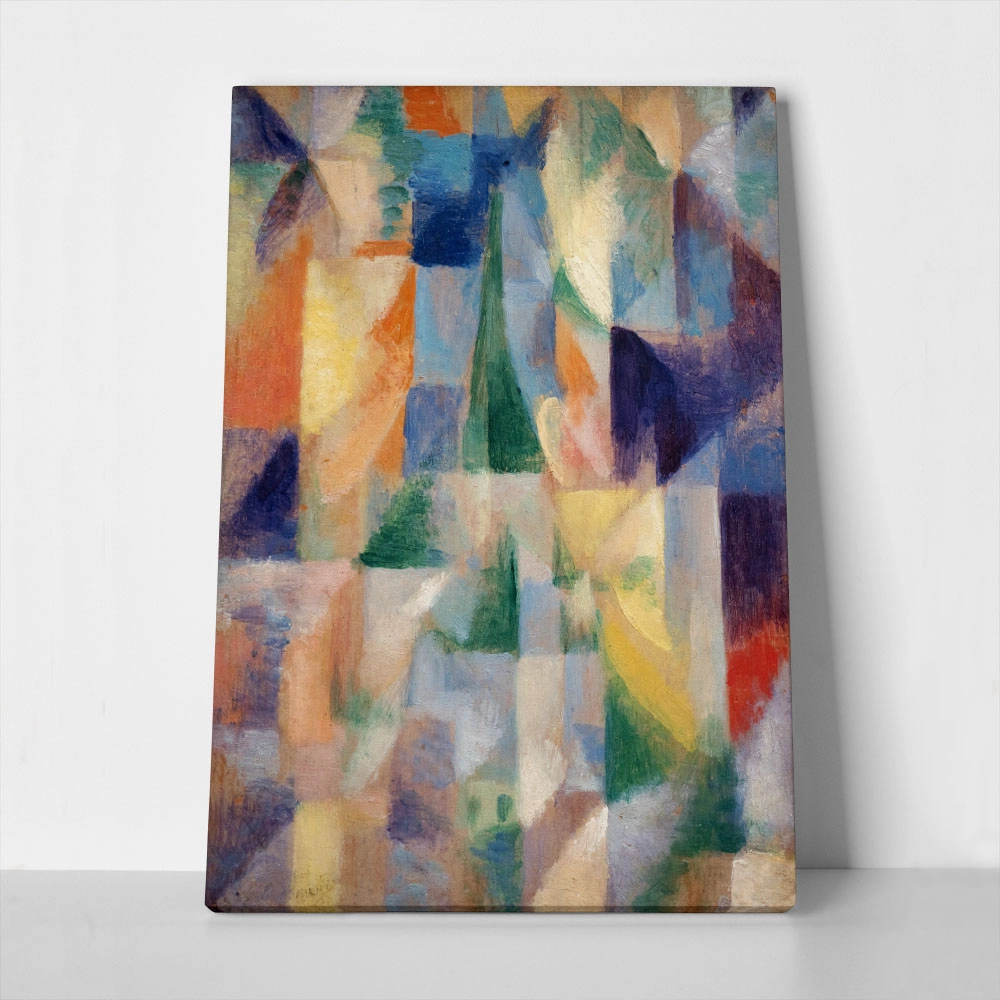 Πίνακας σε Καμβά ROBERT DELAUNAY - WINDOWS OPEN SIMULTANEOUSLY 1912