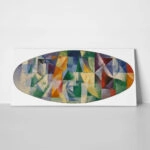 Πίνακας σε Καμβά ROBERT DELAUNAY - WINDOWS OPEN SIMULTANEOUSLY 1ST PART, 3RD MOTIF