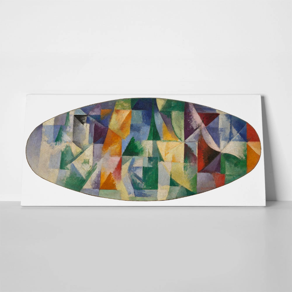 Πίνακας σε Καμβά ROBERT DELAUNAY - WINDOWS OPEN SIMULTANEOUSLY 1ST PART, 3RD MOTIF