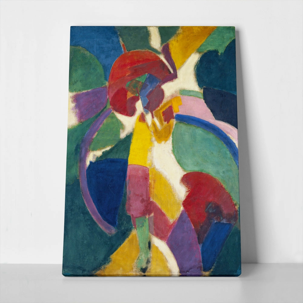 Πίνακας σε Καμβά ROBERT DELAUNAY - WOMAN WITH A PARASOL