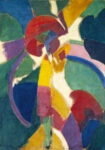 Πίνακας σε Καμβά ROBERT DELAUNAY - WOMAN WITH A PARASOL