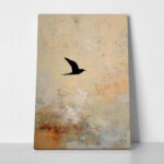 Πίνακας σε Καμβά TEXTURED BIRD