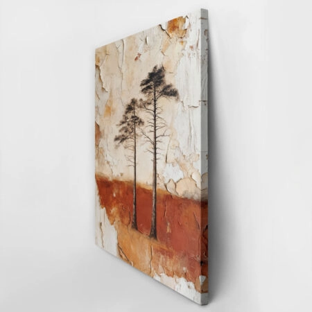 Πίνακας σε Καμβά TEXTURED PINE TREES -  Sticky 2