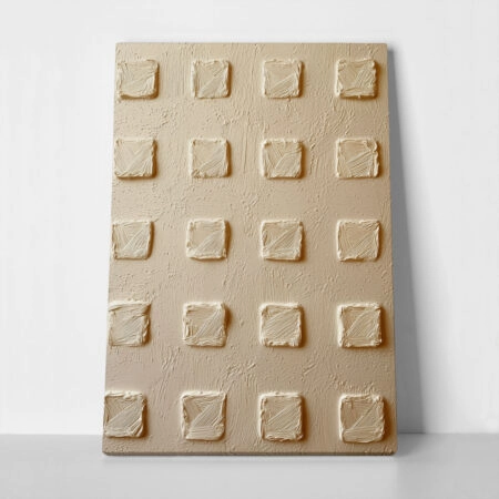 Πίνακας σε Καμβά WABI SABI THICK SQUARE PAINT STROKES
