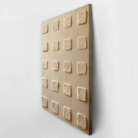 Πίνακας σε Καμβά WABI SABI THICK SQUARE PAINT STROKES -  Sticky 2