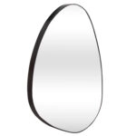 WALL MIRROR IRREGU HM4487.11 WITH MDF FRAME IN BLACK 60x80H cm