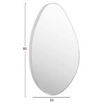 ΚΑΘΡΕΠΤΗΣ ΤΟΙΧΟΥ DROP HM4488.12 ΜΕ ΠΛΑΙΣΙΟ MDF ΣΕ ΛΕΥΚΟ 50x80Υεκ.