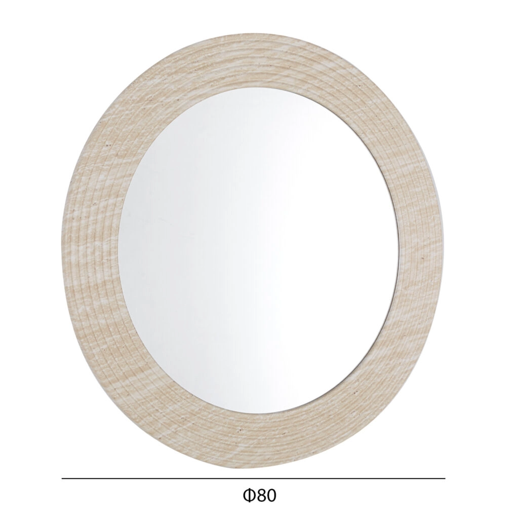 ΚΑΘΡΕΠΤΗΣ ΤΟΙΧΟΥ FONTE HM4880 ΠΛΑΙΣΙΟ MDF ΜΕ PVC ΣΕ ΧΡΩΜΑΤΙΣΜΟ ΤΡΑΒΕΡΤΙΝΑΣ Φ80εκ.