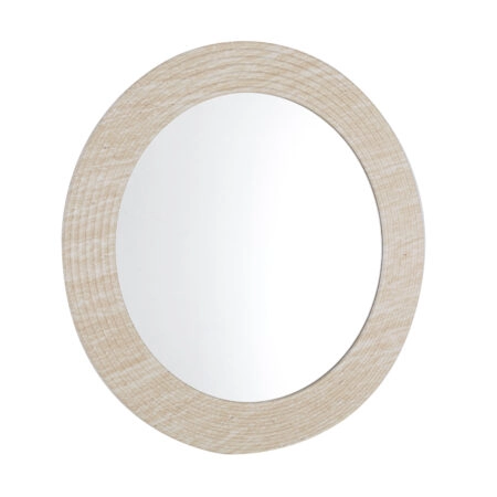 ΚΑΘΡΕΠΤΗΣ ΤΟΙΧΟΥ FONTE HM4880 ΠΛΑΙΣΙΟ MDF ΜΕ PVC ΣΕ ΧΡΩΜΑΤΙΣΜΟ ΤΡΑΒΕΡΤΙΝΑΣ Φ80εκ. - Καθρέπτες
