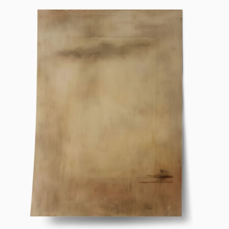 Poster ABSTRACT MINIMALIST BROWN LANDSCAPE - 