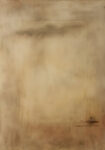 Poster ABSTRACT MINIMALIST BROWN LANDSCAPE