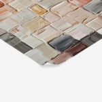 Poster ABSTRACT TEXTURED BLOCKS 2