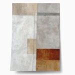 Poster ABSTRACT TEXTURED BLOCKS