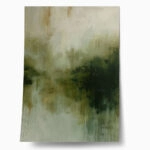 Poster ABSTRACT TEXTURED GREEN