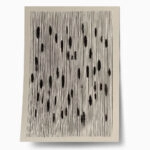 Poster ABSTRACT VERTICAL LINES BEIGE