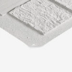 Poster ABSTRACT WHITE TEXTURED BOXES