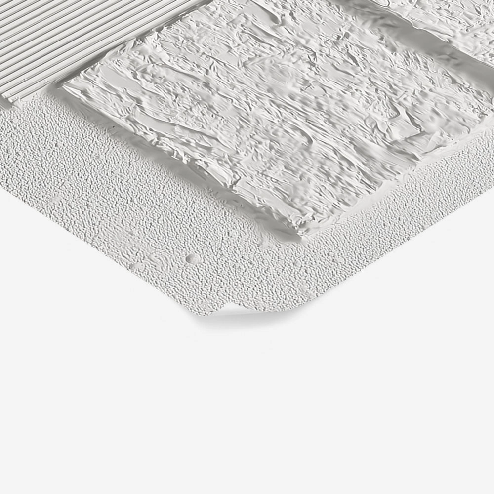 Poster ABSTRACT WHITE TEXTURED BOXES