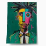Poster AFROCENTRIC ANGULAR COLORED FACE