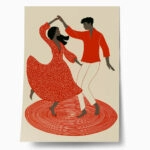 Poster AFROCENTRIC COUPLE DANCING