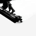 Poster AFROCENTRIC DJ BLACK AND WHITE