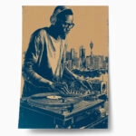 Poster AFROCENTRIC DJ SKETCH