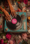 Poster AFROCENTRIC DJ WITH FLOWERS