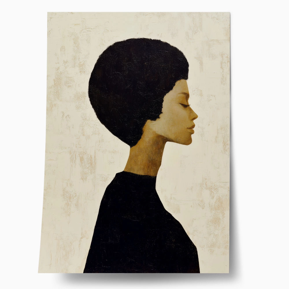 Poster AFROCENTRIC FEMALE PROFILE