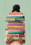 Poster AFROCENTRIC HOLDING BOOKS MINT