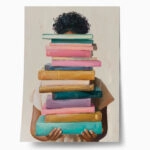 Poster AFROCENTRIC HOLDING BOOKS